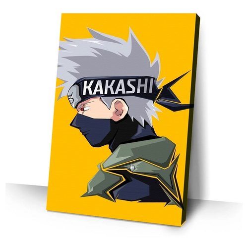 Quadro Naruto Kakashi Sensei Sharingan 06mmmdf em Promoção na