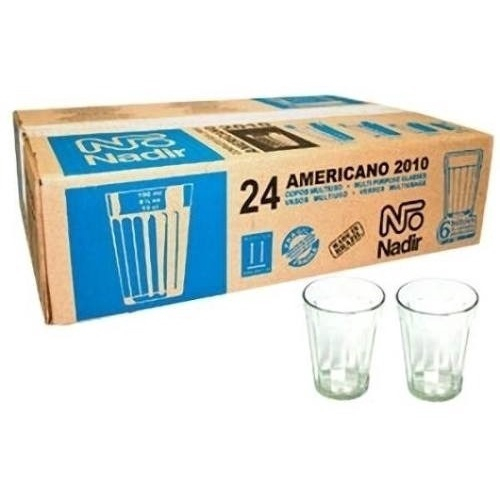 Jogo de Copos Americano Nadir com 24 Unidades 190ml