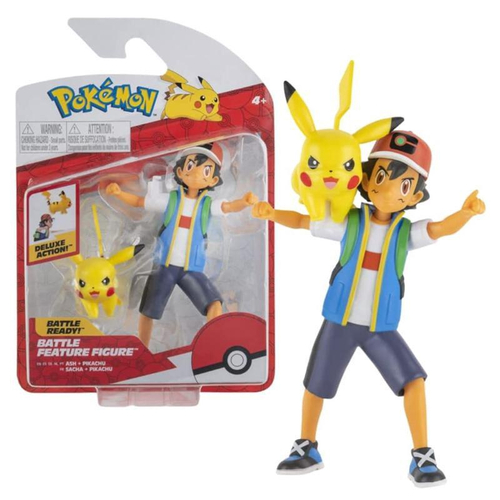 Boneco Pokémon Rillaboom Figura de Batalha Épica de 18 cm - Sunny