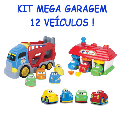 Kit Carro de Corrida Infantil Com Super Garagem 12 Peças em Promoção na  Americanas