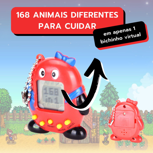 Bichinho Virtual Jogo Brinquedo Tamagotchi Divertido na Americanas Empresas