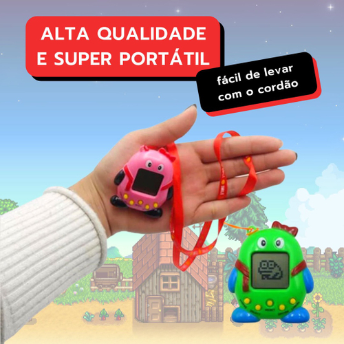 Bichinho Virtual Tamagoch 168 Pets Para Cuidar Várias Cores em Promoção na  Americanas