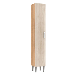 Armário Paneleiro para Cozinha Max 33 x 195 Cm 1 Porta mdp Carvalho Blanche - ClickLar é boa?