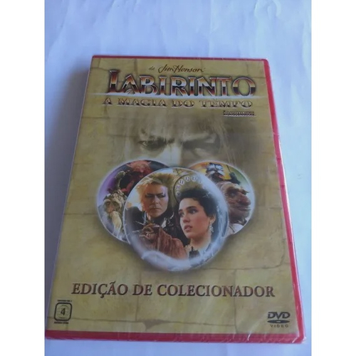 DVD Filme Labirinto - A Magia do Tempo - Semi Novo