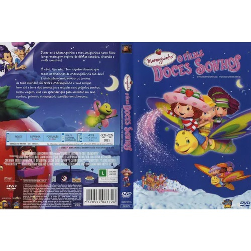 Moranguinho com Muito Brilho Dvd  Item Infantil Dvd Nunca Usado