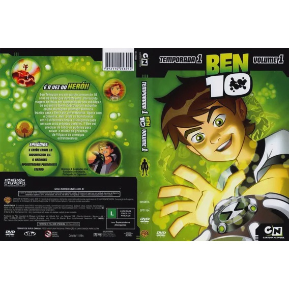 Dvd Ben 10 Classico Ben10 Completo Série Em Hd Temporadas Leia a