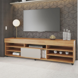 Rack para Sala de Estar para TV até 55 Polegadas 1 Porta com Pés Cedro Viero é boa?