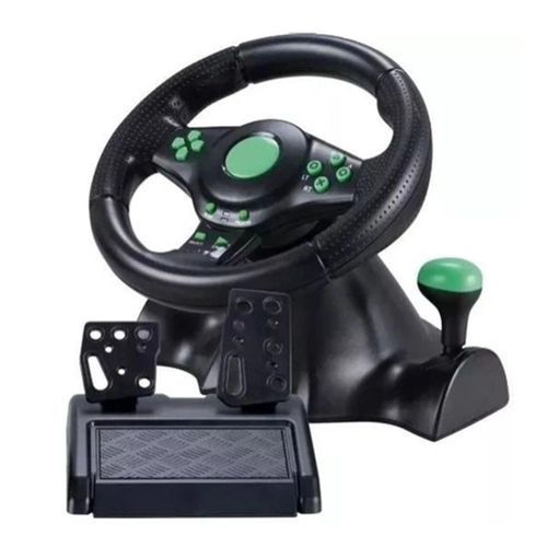 Volante Joystick Controle Para Vídeo Game Ps2 Ps3 Xbox 360 Pc Usb