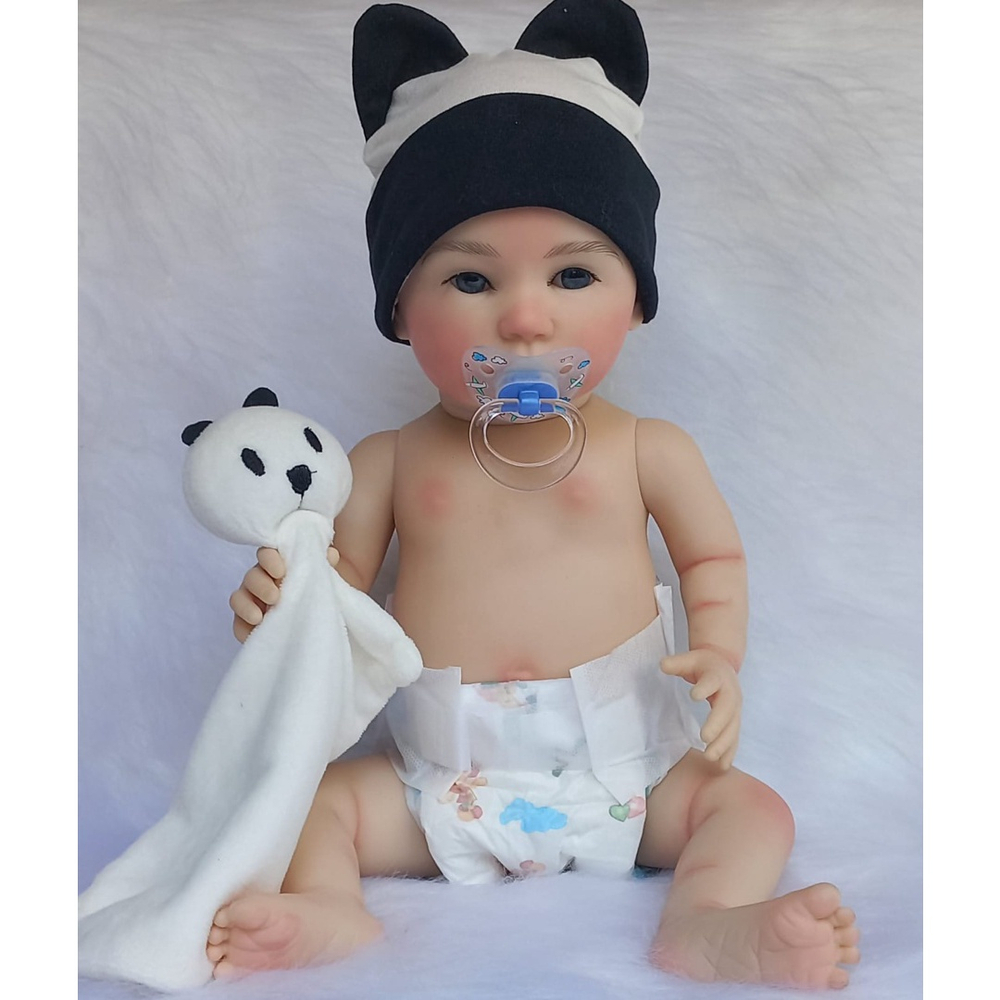 Bebes reborn menino 22 full silicone reborn baby dolls kids gift