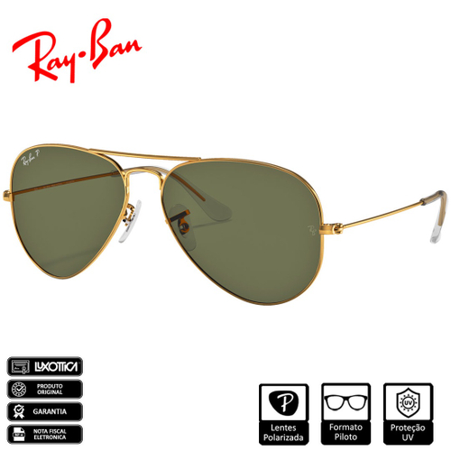 Ray ban aviator polarizados sale