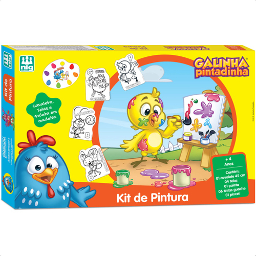 Jogo Tapa Certo Infantil Paff Galinha Pintadinha - Nig Brinquedos