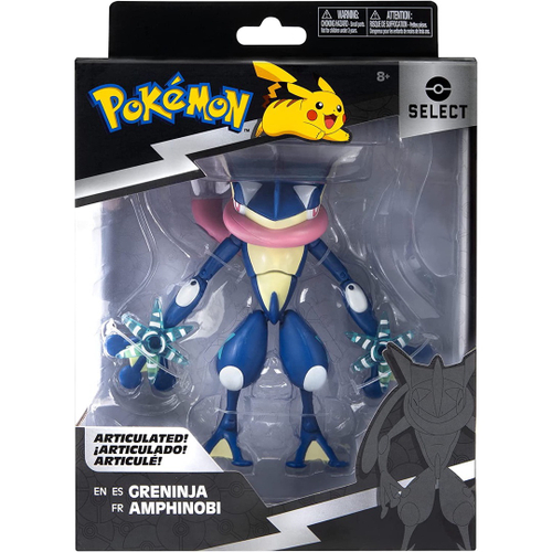 Brinquedo Pokemon Greninja Na Pokebola Boneco Articulado em