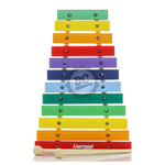 Xilofone Liverpool Kids com 12 Teclas de Madeira (Musicalização Infantil) 5513 com Baquetas