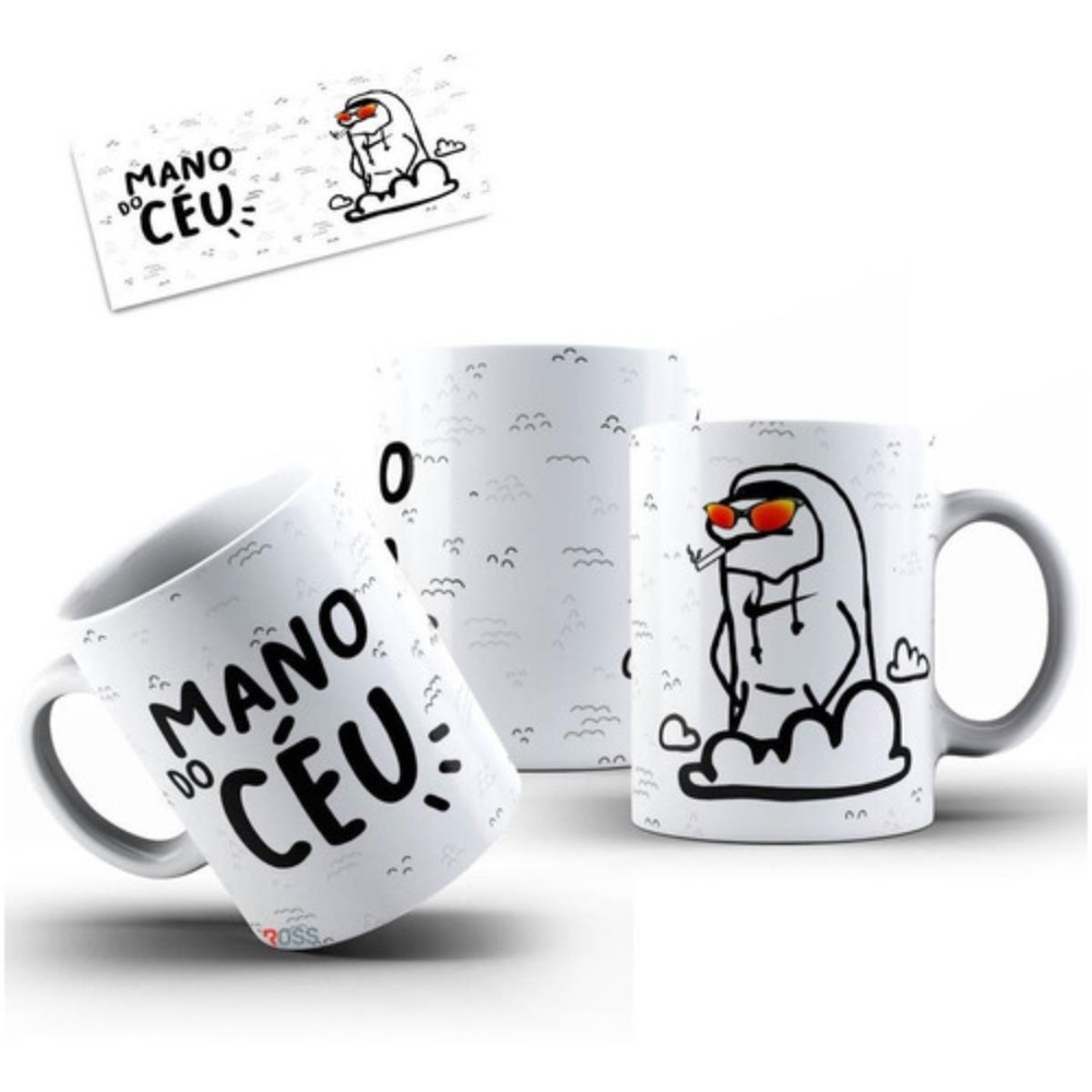 Caneca café florks meme engraçados