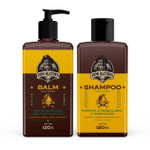Kit Balm E Shampoo Para Barba 120Ml Lemon Bone Don Alcides
