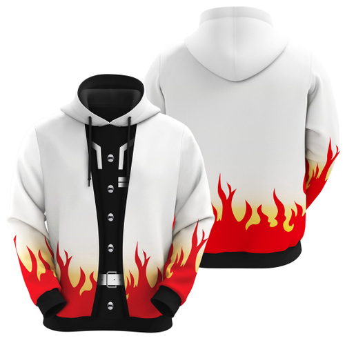 Camiseta Flame Hashira Kyojuro Rengoku Fogo Demon Slayer