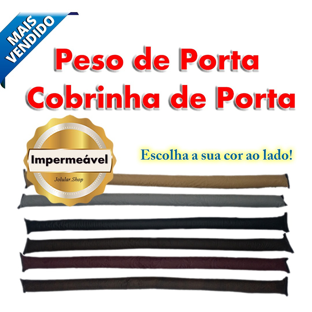 Peso de Porta Cobrinha Rich Multicolorida 3x83cm