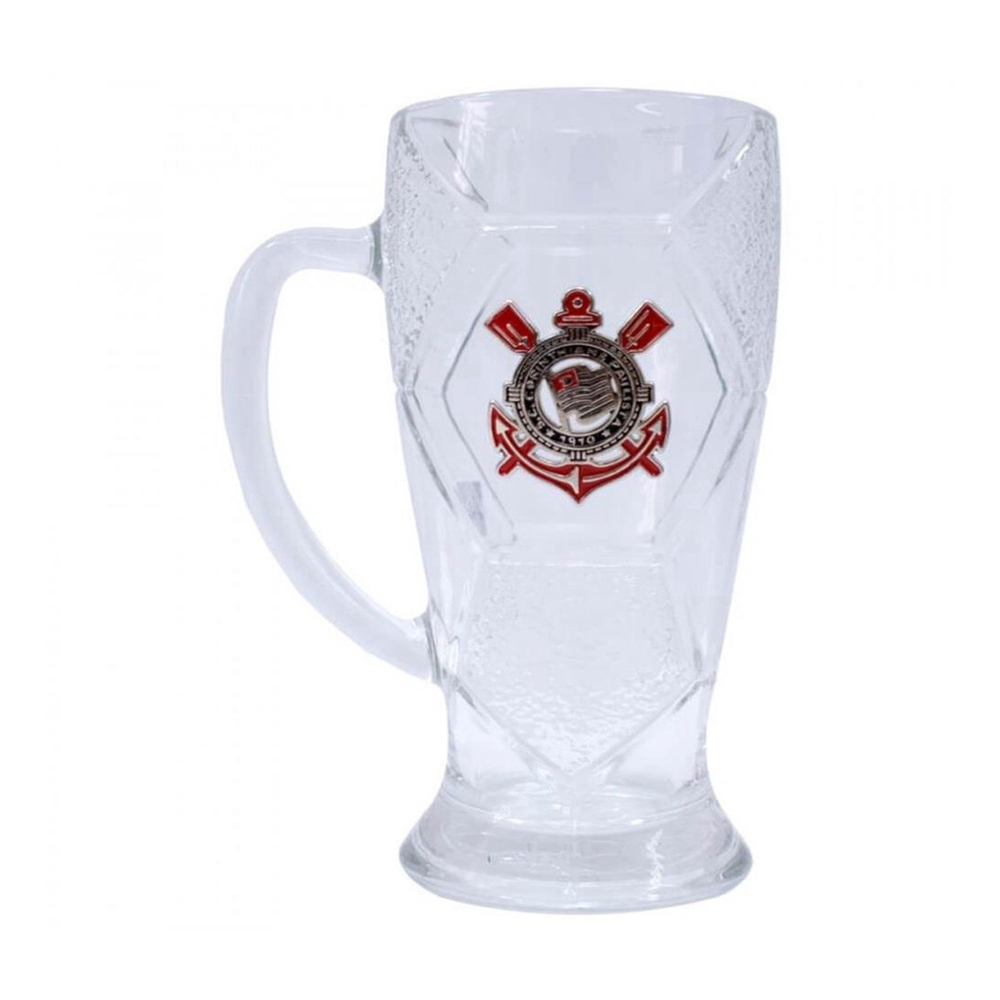 Caneca Chopp Vidro Bola Futebol Ml Tim O Corinthians Submarino