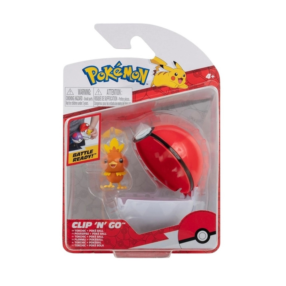 Pokémon Pokebola Clip N Go Sortido Sunny - 002606