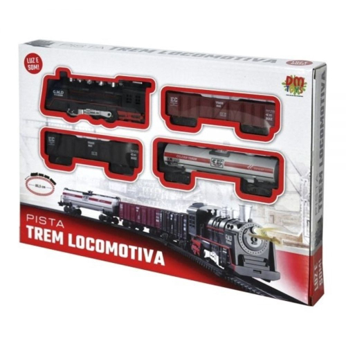 Trem Ferrorama Brinquedo Locomotiva com Som e Luz a Pilha em Promoção na  Americanas