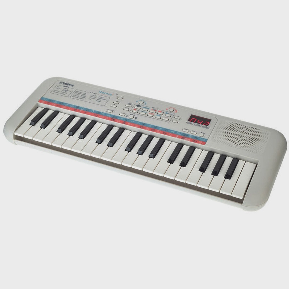 Teclado Yamaha infantil PSS-E30 branco - Tamborim de Ouro