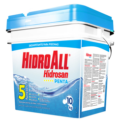 Hidroall cloro granulado penta 10 kgs Menor preço em Hidroall cloro granulado penta 10 kgs