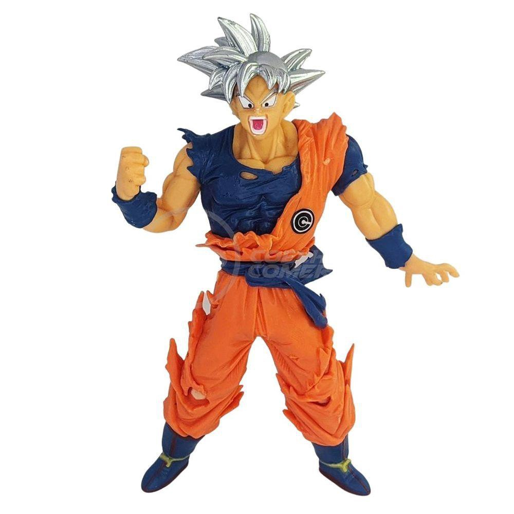 Boneco Action Figure Miniatura Goku Instinto Superior Branco Colecionáveis DragonBall  Z Super 20cm no Shoptime, bonecos do goku instinto superior 