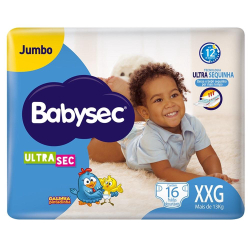 Fralda babysec ultrasec xxg 16 unidades é boa?
