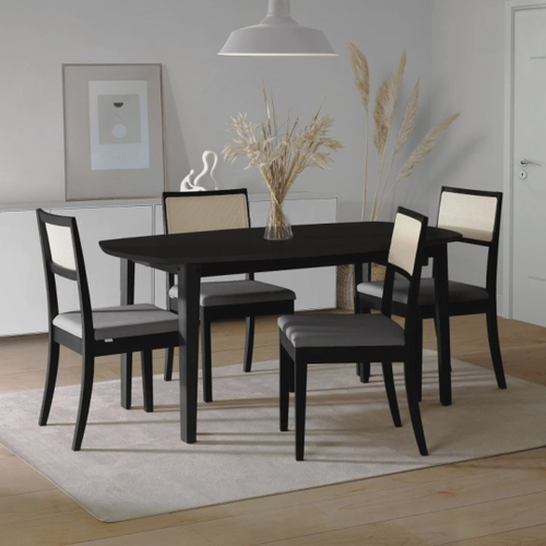 Conjunto Mesa de Jantar e 6 Cadeiras Tiê CabeCasa MadeiraMadeira