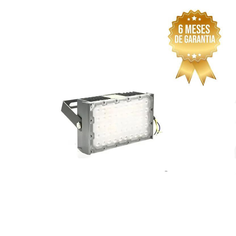 Refletor Led W Holofote Microled Smd Branco Frio Ip N No Shoptime