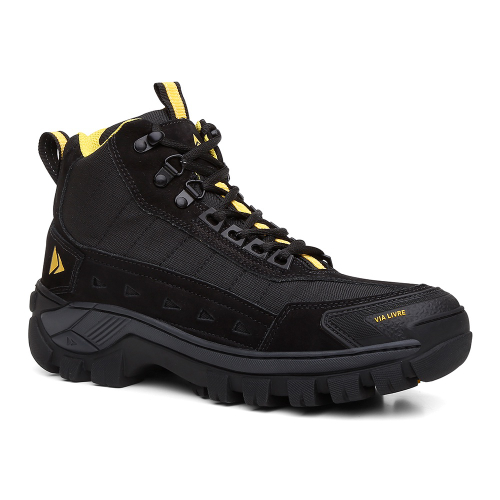 Bota Masculina Adventure Camuflada Em Couro c.shoes em Promo o na