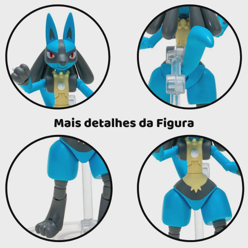 Pokémon Boneco Super Articulada de 15 cm do Lucario - Sunny Brinquedos -  Bonecos - Magazine Luiza