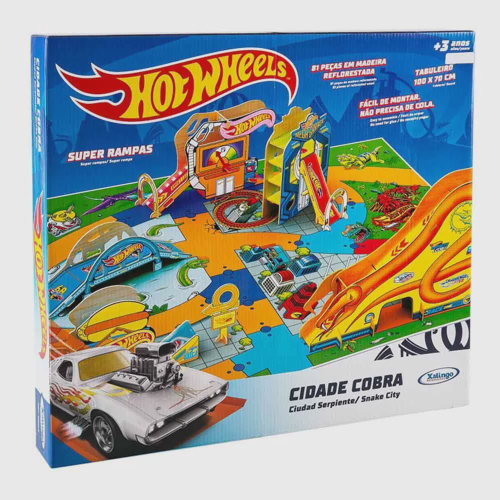 Pista Hot Wheels - Playset Cidade de Cobra - Xalingo em Promoção