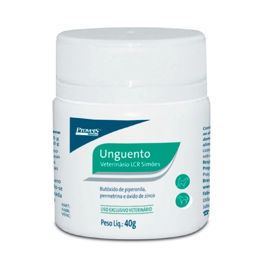 Kit 2x Unguento Veterinário lcr Simões Provets 40 gr em Promoção na  Americanas