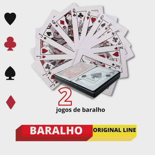 Jogos de Cartas em promoção  Lister - Jogo de Cartas - Vale Tudo - Baralho  com 55 Cartas - 57 mm x 89 mm - Zzdiversos