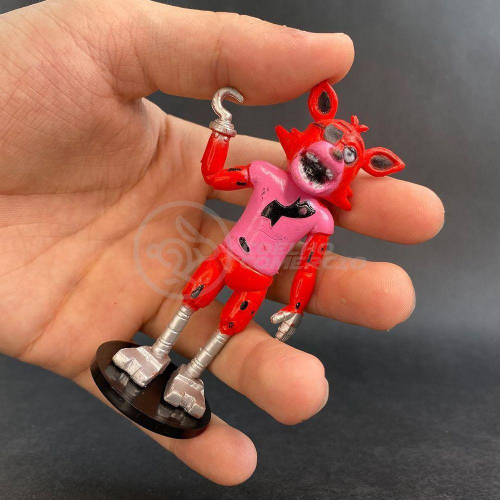 6 Bonecos 14cm Articuladados Five Nights Freddy Chica Foxy..