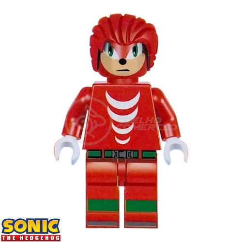 Boneco Action Figure Sonic Hedgehog Knuckles Tails C/caixa