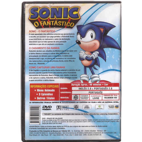 Dvd - Sonic - O Filme em Promoção na Americanas