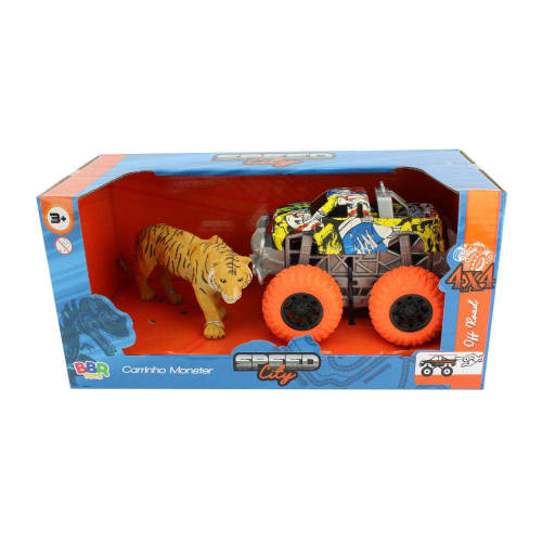 Brinquedo Infantil Carro Carrinho Monster Truck Tiger na Americanas Empresas