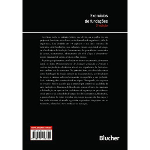 Exercícios De Fundações - 3ª Edição Em Promoção Na Americanas