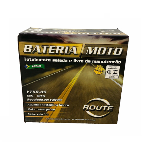 Bateria CBX 200 STRADA MOD ORIGINAL (YTX8-BS-8Ah)