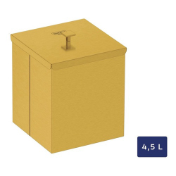 Lixeira Tramontina Luz 4,5l Inox Scotchbrite Em Verniz Gold Menor preço em Lixeira Tramontina Luz 4,5l Inox Scotchbrite Em Verniz Gold
