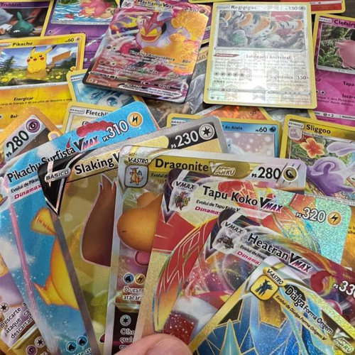 Lote De 20 Cartas Pokémon Brilhantes na Americanas Empresas