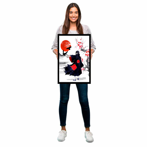 Quadro decorativo Emoldurado Pain Akatsuki Desenho Anime Arte