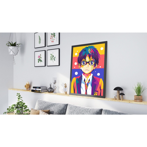 Quadro Decorativo A4 Anime Shigatsu Wa Kimi no Uso