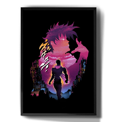 QUADRO ANIME DIO BRANDO - TAMANHO 40X60