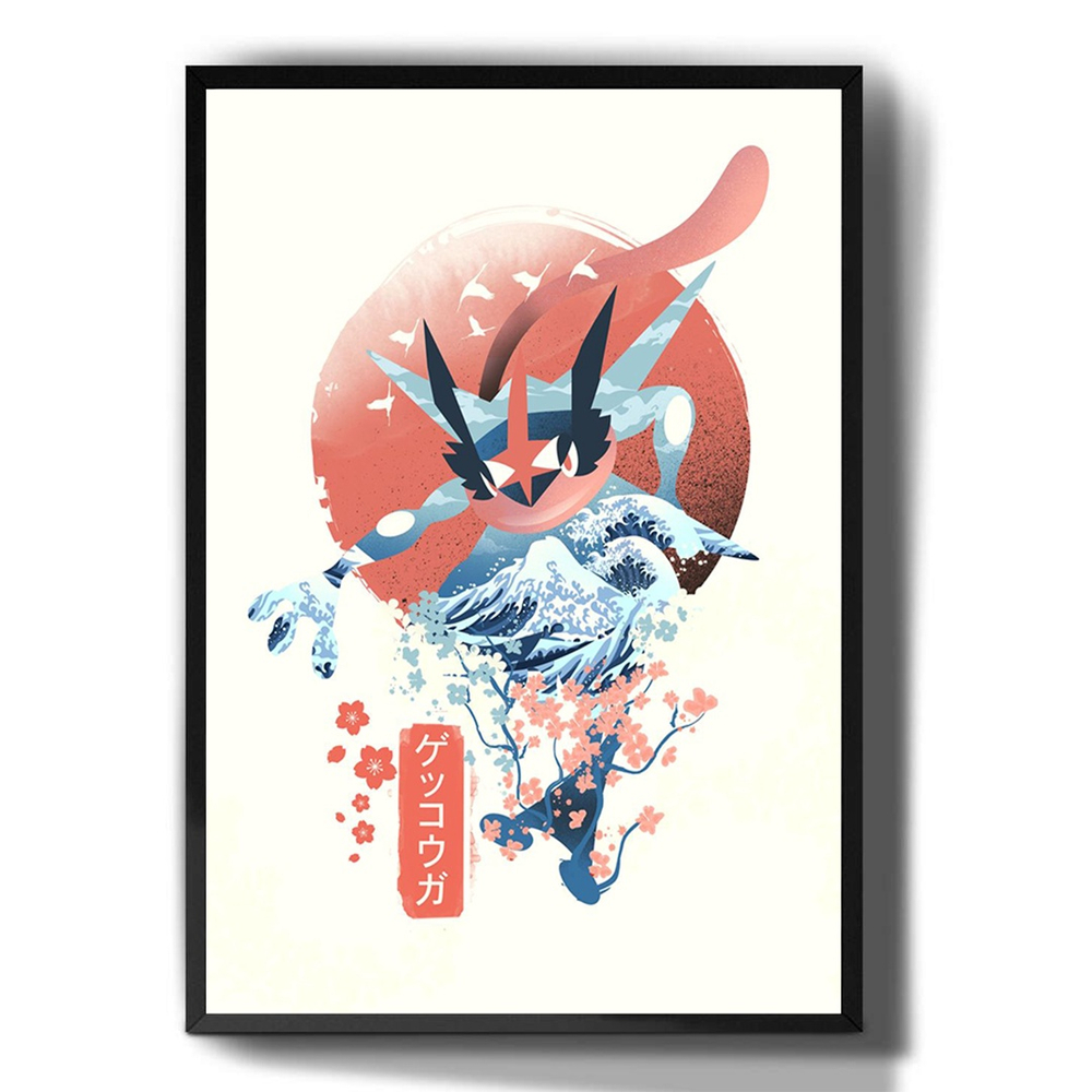 Quadro Decorativo Pokemons De Agua Arte Poster Moldurado em Promoção na  Americanas