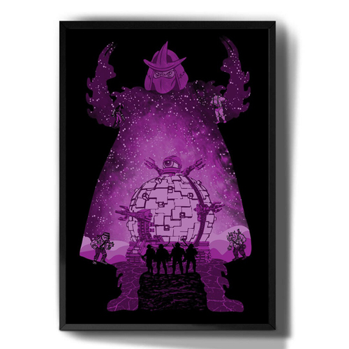 Quadro Decorativo Poster A4 As Tartarugas Ninja, desenho