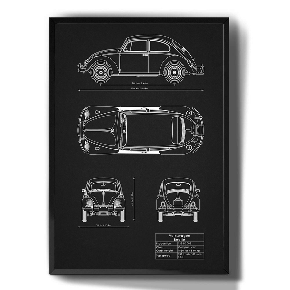 Quadro decorativo Motor V8 Desenho Carro Arte Swag para sala quarto no  Shoptime