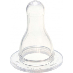 Bico de Mamadeira Silicone Redondo - 3 Un. Menor preço em Bico de Mamadeira Silicone Redondo - 3 Un.